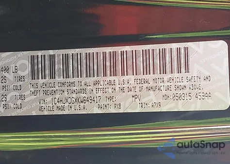 2019 Jeep Wrangler Unlimited Sport S 4X4 from USA, damaged, VIN 1C4HJXDGXKW649417